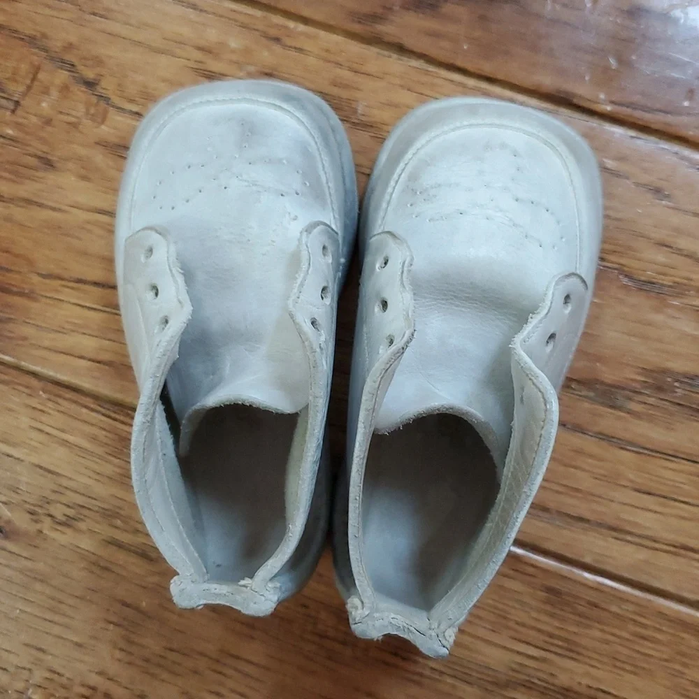 Baby Jumping Jacks Vintage White Shoes